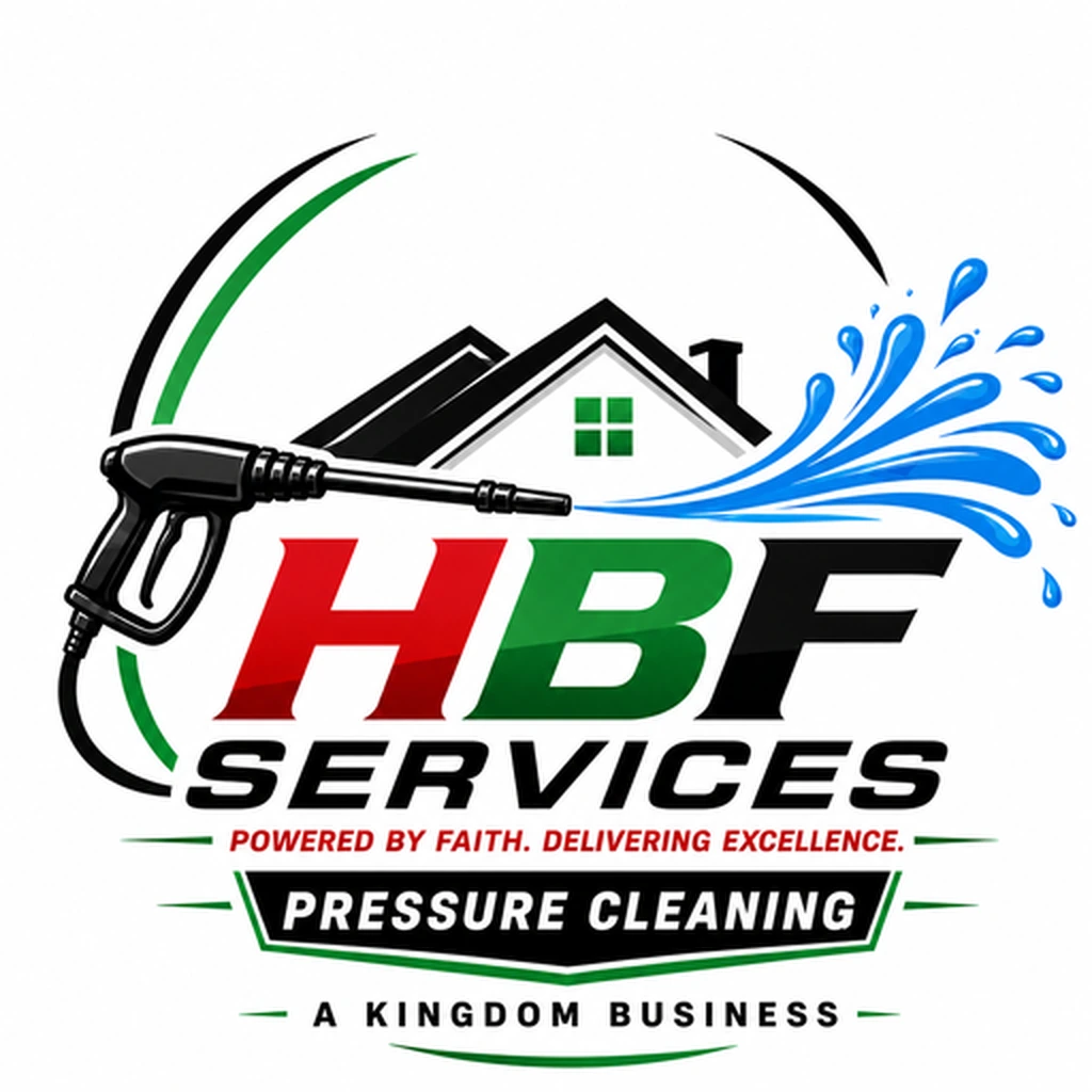 HBF Services Pressure Cleaning, Powered by Faith. Delivering Excellence.